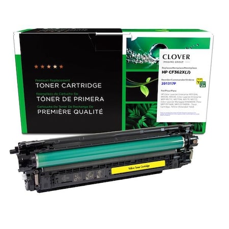 Clover Imaging Group Imaging Remanufactured Extended Yield Yellow Toner Cartridge 201317P